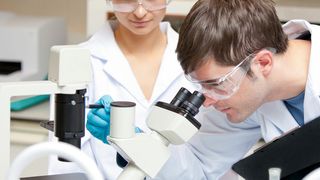 Abb. 1: An Praktikumsarbeitsplätzen in universitären Einrichtungen macht es Sinn, jeder Forschungsgruppe ein eigenes kleines Chemikaliendepot direkt am Arbeitsplatz einzurichten. (© WavebreakMediaMicro - Fotolia)