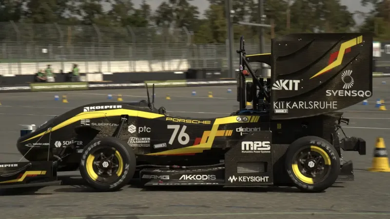 Der autonome Rennbolide von KA-Raceing 2025(Bild:  KA-RaceIng)