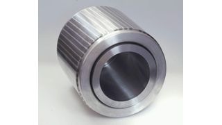 1 Asynchron: Asynchroner Torquerotor mit Aluminiumkäfig.  Bilder: ATE Antriebstechnik (Archiv: Vogel Business Media)