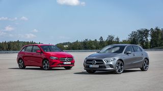 Ordentliche Reichweite, moderater Preis: Mit A 250e und B 250e bietet Mercedes zwei interessante Plug-in-Hybride mit verlgeichsweise hoher E-Reichweite.
 (Daimler)