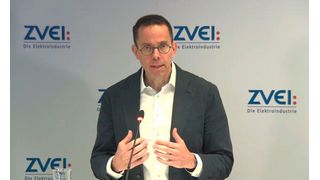 Wolfgang Weber, Vorsitzender der ZVEI-Geschäftsführung, betont die Notwendigkeit eines schnellen und konsequenten Digitalisierungsvorstoßes der deutschen Industrie. (Bild: Screenshot/Vogel Communications Group)