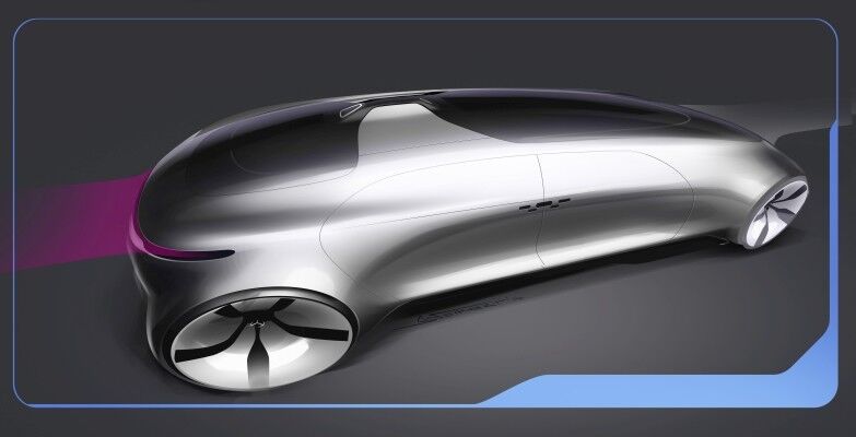 Mercedes-Benz F015 Luxury in Motion: Monolithisches Exterieur mit Hightech-Charakter (Bild: Mercedes-Benz)