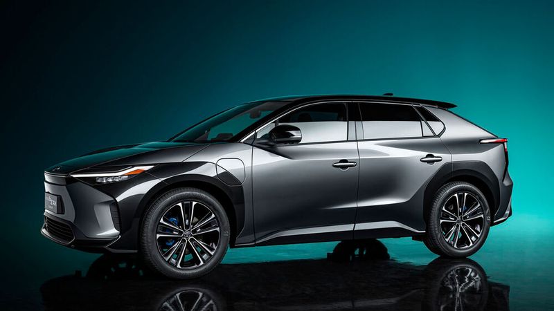 Die Idee eines vollelektrischen Crossovers: der Toyota bZ4X Concept. (Bild: Toyota)