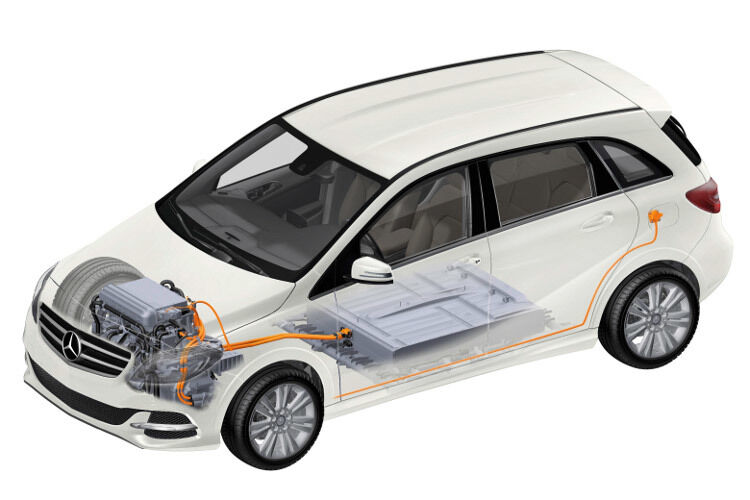 Das B-Klasse-Modell Electric Drive von Mercedes soll Ende 2014 in Deutschland auf die Straße kommen. Es soll eine Reichweite von rund 200 Kilometern erreichen.  (Foto: Daimler)