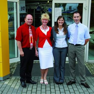 Eine schlagkräftige Truppe (v. li.): Christian Ertl, Simone Ertl, Madeleine Kerber und Steffen Lobach.