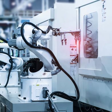 Konzeption eines Bewegungssystems für Roboter, die in der industriellen Fertigung zum Einsatz kommen. (Bild: xiaoliangge - stock.adobe.com)