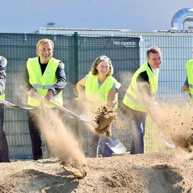 Mit dem Spatenstich erfolgt der Baustart des Nexspace-Rechenzentrums in Graz. (Bild: nexspace / Daniel Baldus)
