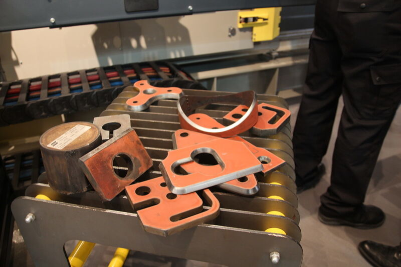 Weitere Bauteile, die mit der Suprarex von Esab präzise geschnitten wurden. (Bild: Königsreuther)