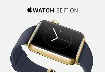 Mit drei Editionen wartet Apple bei seiner Smartwatch auf. Darunter einer exklusiven Variante mit 18 Karat Gold (hier im Bild). (Bild: Apple)