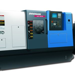 Drehmaschine Lynx 220 LM mit Fräswerkzeugkopf