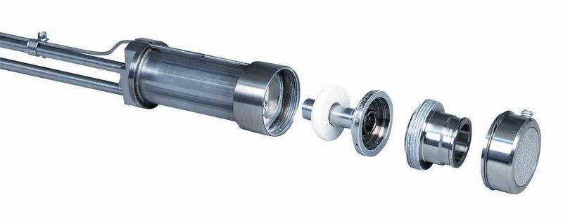 Die spezielle Messzelle des X-Stream O2-Analysators mit verbesserter thermischer Balance und einem keramischen oder metallischen Filterelement eignet sich für Anwendungen mit hoher Partikelbeladung. (Archiv: Vogel Business Media)