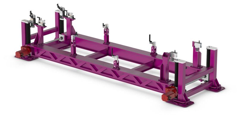 Zum Produktspektrum zählen auch kundenspezifisch konstruierte Hubtische. (Bild: Leantechnik)