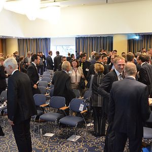 Am Donnerstagvormittag versammelten sich Branchenvertreter am Rande der IAA zur Verleihung des Service Award 2015.(Foto:  Rehberg)