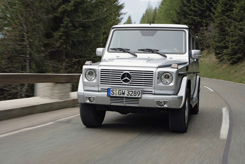 Sieger Kategorie SUV: Mercedes G350 D; relativer Werterhalt: 51 Prozent. (Daimler)