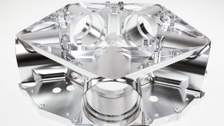 Open Mind is showcasing a series of complex workpieces produced using Hypermill as illustrative examples at AMB. Here is a propeller hub. (Source: Open Mind)