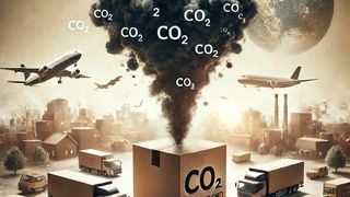 Weihnachtsretouren erzeugen in Deutschland 85.000 Tonnen Kohlenstoffdioxid – das lässt sich verbessern. (Bild: DALL-E)