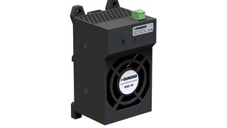 Das kompakte und leichte Entfeuchtungsgerät MSE20 von Elmeko führt Kondensat aus dem Schaltschrank und Gehäuse. (Bild: Elmeko)