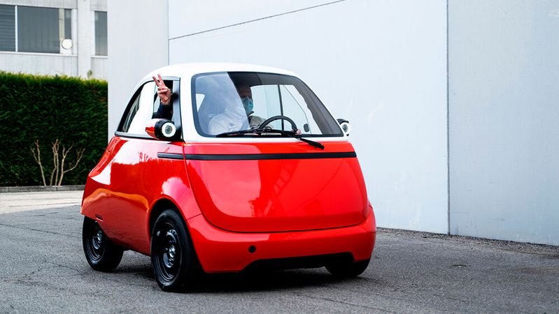 Noch in diesem Jahr soll der Microlino auf die Straße kommen.(Bild:  Microlino)