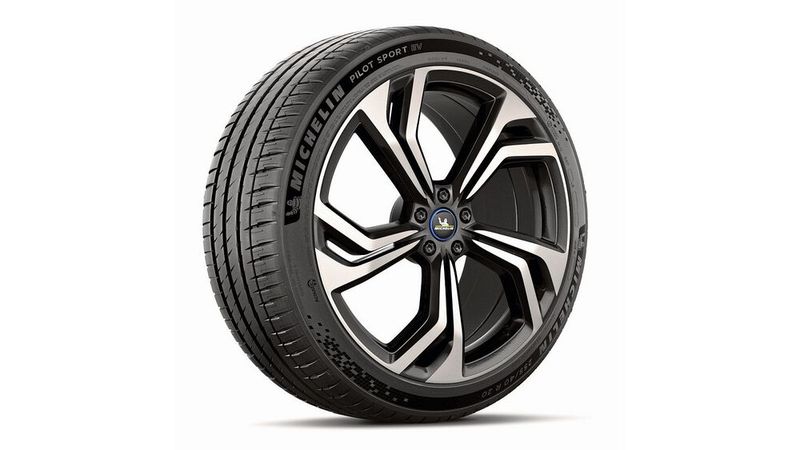 Der für E-Autos maßgeschneiderte Sportreifen Michelin Pilot Sport EV weist rund 25 Prozent weniger Rollwiderstand auf als der vergleichbare PS 4 SUV. (Bild: Michelin)