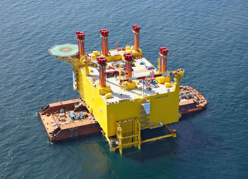 Slywin Alpha ist die leistungsstärkste der fünf Off-Shore HGÜ-Plattformen. (Bild: Seaway Heavy Lifting)