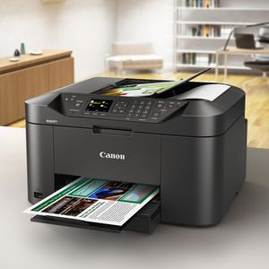 Das Einstiegsmodell unter den Maxify-Multifunktionsgeräten ist das MB2050 mit 250-Blatt-Paperkassette.