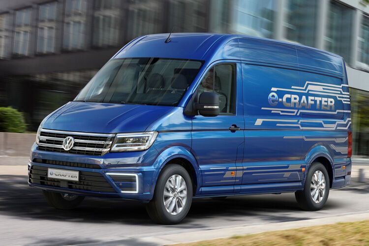 Die Orderbücher für den E-Crafter von Volkswagen Nutzfahrzeuge öffnen sich noch im September. (Bild: Volkswagen)