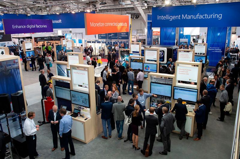 Digital Factory - Internationale Leitmesse für integrierte Prozesse und IT-Lösungen. Stand Microsoft, Halle 7, Stand C40 (Deutsche Messe)