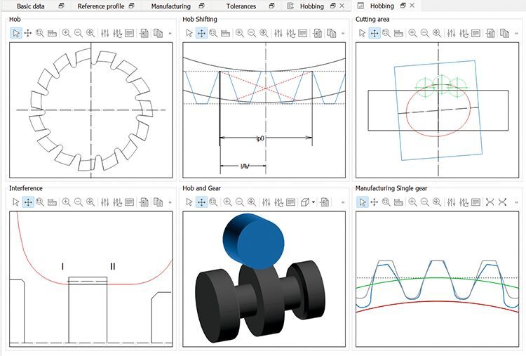 Kisssoft hat in seinem neuesten Release die Visualisierung verbessert, um den Design- und Auslegungsprozess zu optimieren.(Bild:  KISSsoft AG)