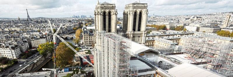 Schneider-Electric trägt mit Sachspenden, einem Gebäude-Energiemanagementsystem und Wissenstransfer zum Wiederaufbau der Kathedrale Notre Dame in Paris bei.
