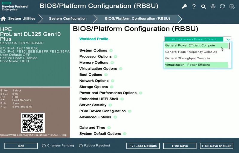 Mit Workloads-Vorlagen lassen sich HPE Proliant-Server optimieren. (Joos / HPE)