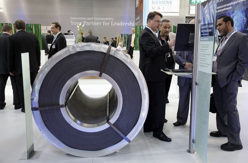 Le METEC 2015, Salon international de la métallurgie accompagné de congrès, expose des solutions innovantes à l'intention des fonderies, des laminoirs et des aciéries. (Image : METEC)