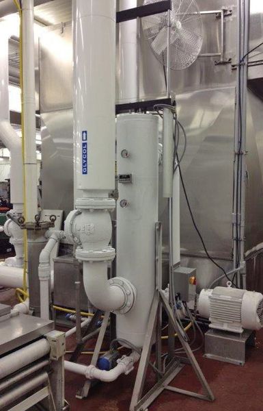 The self-cleaning filter protects the Glycol Chiller of an american “co- packer” for frozen sausages against contamination. (Eaton)
