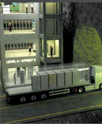 Das Lefdal Mine Datacenter besteht aus fünf Stockwerken, eingeteilt in 75 Kammern, die etwa 18 Meter hoch sind. Die Whitespace-Fläche soll im Endausbau 120.000 Quadratmeter verfügen. Kunden sollen wählen können zwischen traditionellen Rechenzentrumsräumen, Sicherheitsräumen und Containern. (Bild: Rittal/Lefdal Mine)