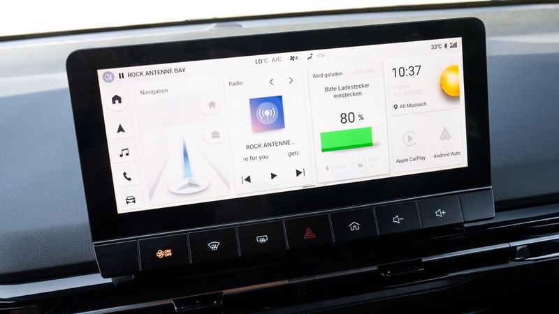 Die Bedienung über den Touchscreen erfordert kein Informatik-Studium. (Bild: MG Motor)