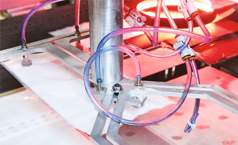 Die Pick-and-Place-Roboter lösen das manuelle Einlegen von Zubehör in die Beutel ab. (Bild: Beckhoff Automation)