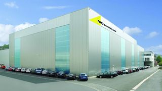 Platz für 12746 Paletten bietet die Regalanlage im neuen Distributionszentrum von Trio-Leuchten. (Archiv: Vogel Business Media)