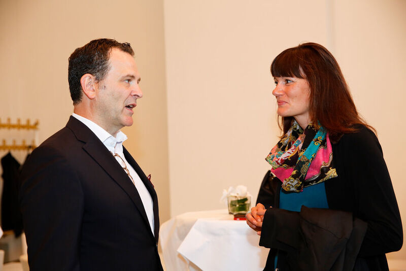 Dr. Nils Albrechtsen (Veritas) und Sabine Hammer (Lenovo) (TIM)