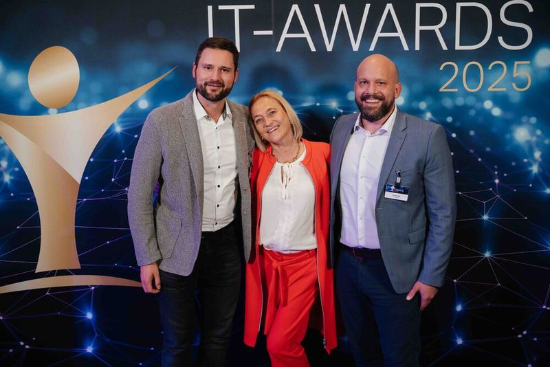 Und noch einmal das starke Siemens-Team: Dominik Bittner, Heike Ludwig und Daniel Mai. (Bild: Manuel Emme Fotografie)