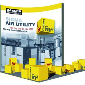 Erhöhte Flexibilität und Druckluft-Verfügbarkeit, mehr Kostentransparenz und weniger Druckluftkosten - diese Vorteile bietet das Druckluft-Contracting-Modell Sigma-Air-Utility von Kaeser. Bild: Kaeser