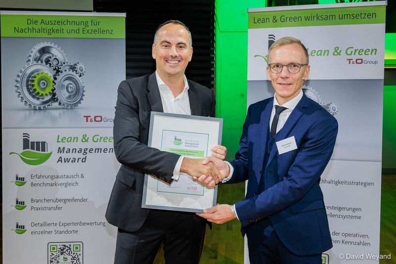 Marek Borgstedt (links), T&O Group, und Reinhard Musch, DMG MORI. (Bild: David Weyand)