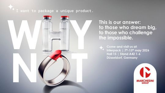 At the Interpack 2026, Marchesini presents a broad portfolio of solutions for the pharmaceutical and cosmetics industries.(Source:  Marchesini)