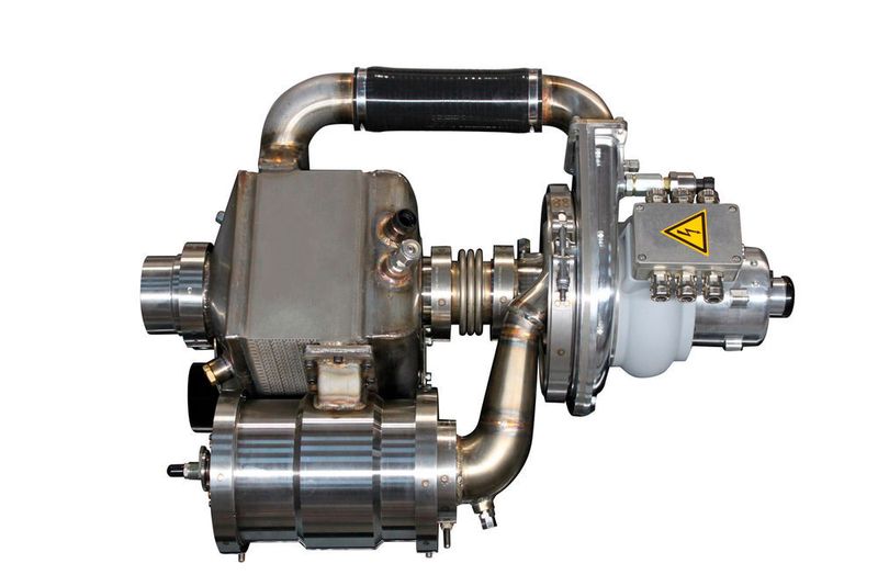 Eine Microturbine dient als Range-Extender. (Ariel Motor)