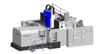 Mikromat entwickelt und fertigt Fräszentren mit Tischgrößen bis zu 3.800 × 8.000 Millimeter und fünf Achsen. (Mikromat)
