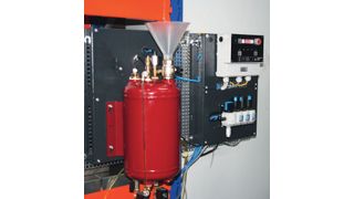 Die Schmiermittelversorgung über das von Eckardt entwickelte Dosiersystem lässt sich maschinen- und zeittaktabhängig regulieren.  (Eckardt)