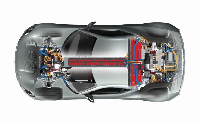 Das Antriebskonzept entscheidet sich komplett von dem in Autos mit Verbrennungsmotor. (Bild: Rimac Automobili)