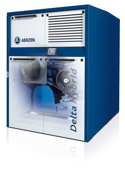 Aerzen’s new Delta Hybrid D76S offers a maximum volume flow of 4,580 m³/h and a drive power of 160 kW.  (Aerzen)