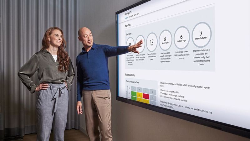 Netilion Analytics ermöglicht die strukturierte Auswertung der installierten Basis und schafft datenbasierte Transparenz über Zustand, Alter und Kritikalität der Feldgeräte. (Bild:  Endress+Hauser)