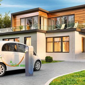 Bild 2: Bei privaten Ladesäulen können Grid-Funktionen relevant sein, etwa eine Beschränkung des Ladevorgangs auf Zeiten, in denen ein Überschuss aus der PV-Anlage zur Verfügung steht, oder eine Rückspeisung ins Netz, wenn dort erhöhter Bedarf besteht. (Bild:  in-tech)