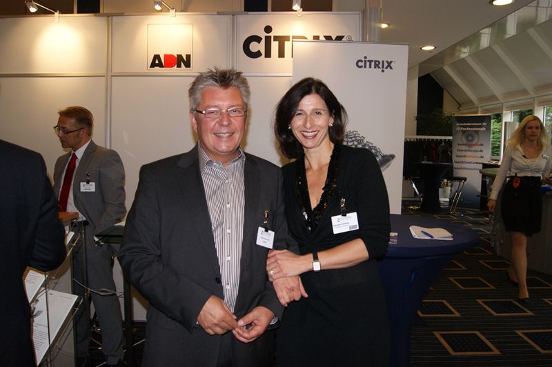 Edwin Sternitzky, Citrix, und Daniela Schilling, IT-BUSINESS Akademie (Archiv: Vogel Business Media)
