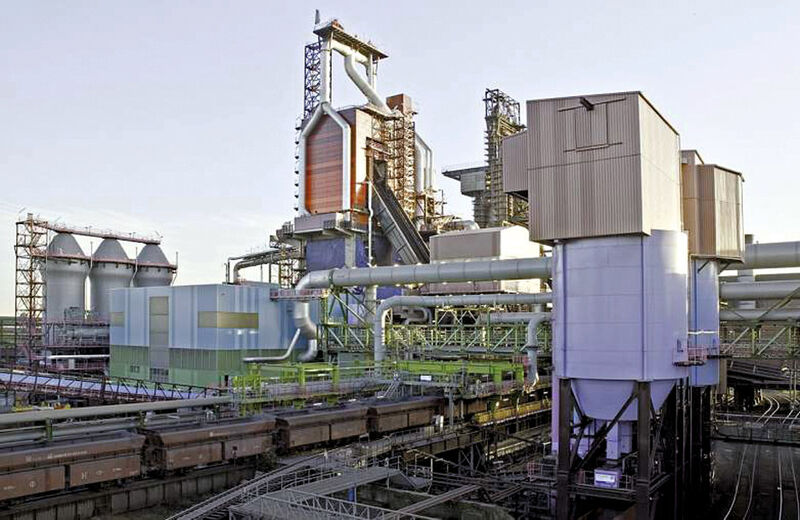 Fig. 2: Blast furnace no. 8 in Duisburg-Hamborn. (Picture: Thyssenkrupp Uhde Engineering Services)